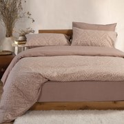 Σεντόνια Υπέρδιπλα (Σετ) Nef-Nef Homeware Smart Orion Beige Μπεζ ΜΕ ΛΑΣΤΙΧΟ 160x200+35