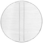 vidaXL Σχάρα μπάρμπεκιου Ασημί 60 x 60 cm Ανοξείδωτο ατσάλι