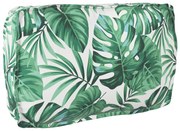 vidaXL Μαξιλάρι παλέτας για πλάτη Floral Μοτίβο φύλλων 70 x 40 x 12 cm