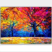 Πίνακας Καμβάς 441HPE2227 100x70cm Multi Wallity Horizontal Ξύλο, Καμβάς