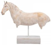 ΕΠΙΤΡΑΠΕΖΙΟ ΔΙΑΚΟΣΜΗΤΙΚΟ Fylliana Horse ΜΠΕΖ-ΚΑΦΕ ΧΡΩΜΑ 35x9,5x30,5εκ 276-223-007