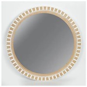 Καθρέφτης Ξύλινος καφέ 60.5x3x60.5cm 751-10019 Estheti-751-10019-Καφέ 751-10019