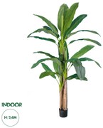 20018 GloboStar®  Artificial Garden BANANA TREE 20018 - Τεχνητό Διακοσμητικό Φυτό Μπανανιά - Μπανανόδεντρο Υ240cm