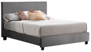ΚΡΕΒΑΤΙ BECCA ΑΠΟ ΥΦΑΣΜΑ ΓΚΡΙ HM553.11 ΓΙΑ ΣΤΡΩΜΑ 150x200 EK.