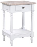 Liberta HISTORY ΚΟΜΟΔΙΝΟ ΛΕΥΚΟ ΦΥΣΙΚΟ 46x37xH67cm 46x37xH67cm 09-1508