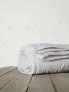 KING SIZE ΚΟΥΒΕΡΤΟΡΙΟ 240x260cm NIMA -  LINEN WHITE