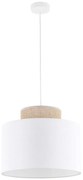 Φωτιστικό Οροφής Duo 1856 Φ38x170cm 1xE27 15W White-Natural TK Lighting