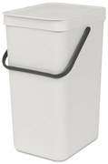 Brabantia 1005516 Κάδος Απορριμμάτων Sort&amp;Go 16L, Light Grey