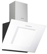 Davoline Feel White Glass Απορροφητήρας Καμινάδα 90cm Λευκός