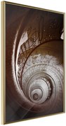 Αφίσα - Winding Staircase - 40x60 - Χρυσό - Χωρίς πασπαρτού