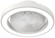 Eurolamp Ανεμιστήρας Οροφής Φ50cm DC15w Με Φως LED CCT 50w Και Τηλεχειριστήριο Λευκό 300-25073