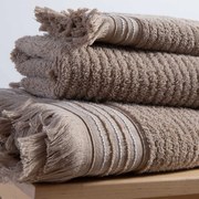 Πετσέτα Χεριών (30x50) Nef-Nef Homeware Satti Beige 500gsm