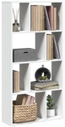 vidaXL Βιβλιοθήκη Λευκή 60x20x120 εκ. από Επεξεργασμένο Ξύλο
