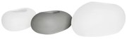 FLOWER POT-ROCK 50x32x19cm, Cement Απόχρωση White  50x32x19cm [-Άσπρο-] [-Artificial Cement (Recyclable)-] Ε6320,Β1