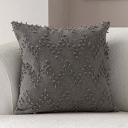 Μαξιλαροθήκη Διακοσμητική Tuffet 881PCR1604 Grey Aberto Design 43X43 Πολυέστερ