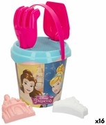 Σετ Παιχνιδιών για τη Παραλία Princesses Disney Ø 18 cm (16 Μονάδες)