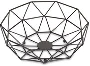 Φρουτιέρα Misty 10-186-029 Φ28x10cm Black Nava Μέταλλο