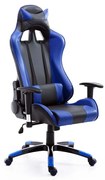 Καρέκλα Gaming 67 x 67 x 123-132 cm Χρώματος Μπλε HOMCOM 921-037BU 921-037BU
