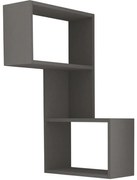 Ραφιέρα Τοίχου Γωνιακή Part 0214315 47x20x82cm Anthracite