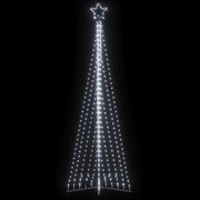 vidaXL Χριστουγεννιάτικο δέντρο LED 495 LED Ψυχρό Λευκό 300,5 εκ.