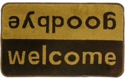 Πατάκι Εισόδου Fashion Welcome 40X67cm Brown-Beige Sdim 40X67