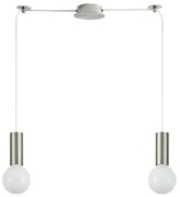 Κρεμαστό Φωτιστικό Οροφής Μέταλλο ADEPT TUBE H300 Φ11 Homelighting-77-8388-Νίκελ Ματ 77-8388