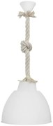 Φωτιστικό Οροφής Bottle/29 Mac 31-1082 White Heronia Rope, Plastic