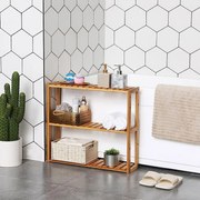 Ραφιέρα Τοίχου/Δαπέδου 3 Θέσεων (60x15x54) Songmics BCB13Y