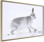 Αφίσα - Escape in the Snow - 60x40 - Χρυσό - Χωρίς πασπαρτού