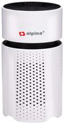 Καθαριστής αέρα Alpina, 1.5W, Έως 6m2, 6 m3/h, HEPA 13, Ιονιστής, USB A, Λευκό