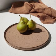 ESTIA ΠΙΑΤΟ ΡΗΧΟ ΚΑΘΕΤΟ TERRA ΠΟΡΣΕΛΑΝΙΝΟ 26cm SALMON