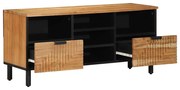 vidaXL Ντουλάπα Τηλεόρασης Καφέ 100 x 33.5 x 46 εκ Μασίφ ξύλο ακακίας