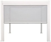Πλευρική Κουρτίνα   Ocean Μεταλλικό Λευκό 279x10x235 εκ. - Λευκό
