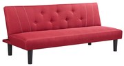 Καναπές Κρεβάτι ArteLibre ASTRI Κόκκινο 180x77x73cm-14950006