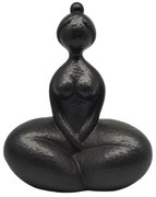 Διακοσμητική Φιγούρα 842971 15,8x10,5x19,5cm Black Mat Ankor Κεραμικό
