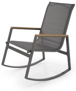 ZLATAN garden chair, color: d.grey / l.grey