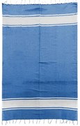 Πετσέτα Θαλάσσης Βαμβακερή Pestemal 90x180εκ. Blue SUMMER tiempo 42-2396
