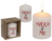 ΚΕΡΙ ΚΥΛΙΝΔΡΟΣ ‘YOU &amp; ME’ ΛΕΥΚΟ 6X8CM