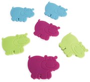 Αντιολισθητικά Μπάνιου Μικρά Hippo 3 Χρώματα Σετ 6 Τεμαχίων 00511.001