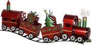 Χριστουγεννιάτικο Στολίδι Home ESPRIT Κόκκινο Πράσινο Τρένο 133 x 24 x 52 cm