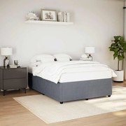 vidaXL Σκελετός Κρεβατιού Χωρίς Στρώμα Γκρι 140x200 εκ. Βελούδινο