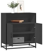 Συρταριέρα Μαύρο 68x35x76 cm Κατασκευασμένο ξύλο - Μαύρο