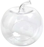 Διακοσμητικό Μήλο ORT254 31x31x31cm Clear Espiel Γυαλί