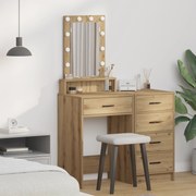 vidaXL Τραπέζι περιποίησης Καφέ 50 x 41 x 140 εκ. Επεξεργασμένο ξύλο