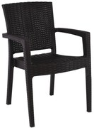 Πολυθρόνα Στοιβαζόμενη Lora-Pro Ε303,40 58x61x87cm Brown