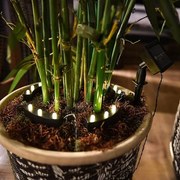 Fos Me Ηλιακό Φωτιστικό Γλάστρας - Δέντρου Καρφωτό LED Θερμό IP44 Μαύρο 47-00019