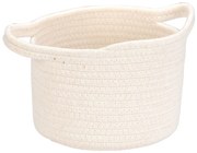 Καλάθι Αποθήκευσης (Φ20x15) Estia Blanca Λευκό 02-29609