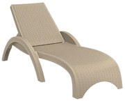 Siesta   Tropic* Sun-Lounger Cappuccino  metax-01-00-2170 διάστ.187.0000 x 73.0000 x 44.0000