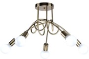 KQ 2627/5 QUIRKY ANTIQUE BRONZE CEILING LAMP Z3 HOMELIGHTING 77-8090