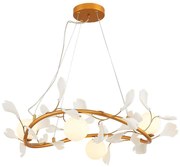 Φωτιστικό Οροφής 701CHD1377 Φ60x120cm 4xG9 5W Gold-White Opviq